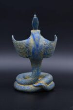 Uraeus Cobra Statue: Egyptian Wadjet Stone Sculpture - صورة إضافية 10