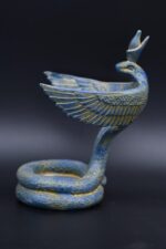 Uraeus Cobra Statue: Egyptian Wadjet Stone Sculpture - صورة إضافية 2