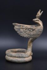 Uraeus Cobra Statue: Egyptian Wadjet Stone Sculpture - صورة إضافية 5