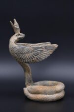 Uraeus Cobra Statue: Egyptian Wadjet Stone Sculpture - صورة إضافية 6