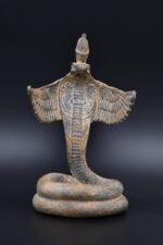 Uraeus Cobra Statue: Egyptian Wadjet Stone Sculpture - صورة إضافية 7