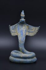 Uraeus Cobra Statue: Egyptian Wadjet Stone Sculpture - صورة إضافية 8