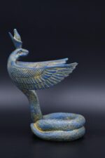 Uraeus Cobra Statue: Egyptian Wadjet Stone Sculpture - صورة إضافية 9