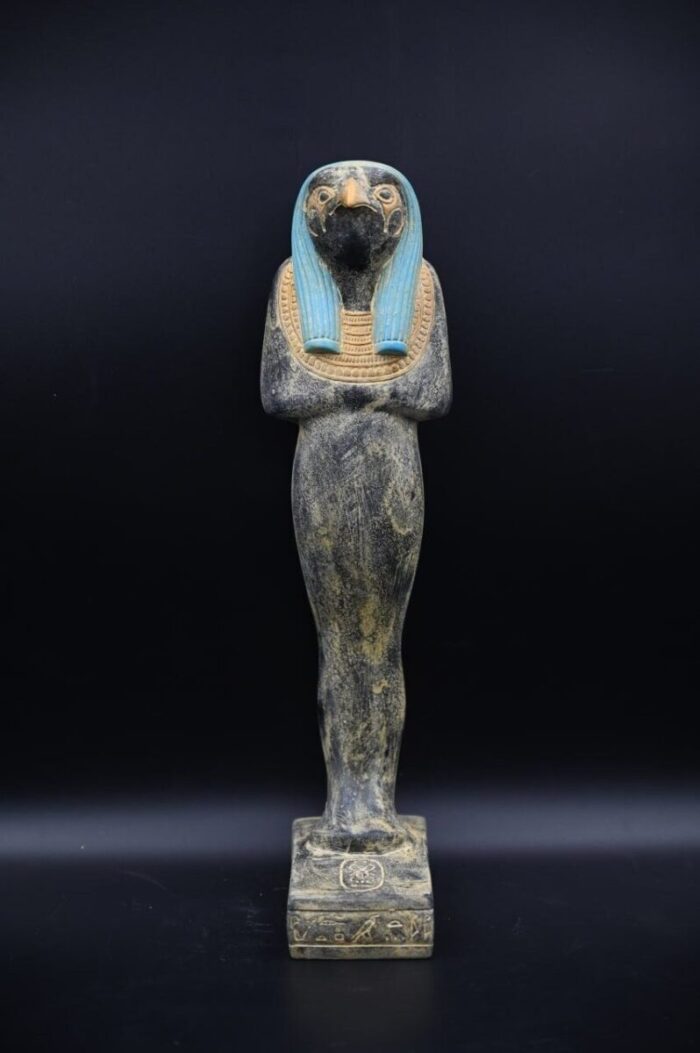 Vintage Egyptian God Horus Statue, Sculpture