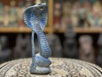 Vintage Egyptian Uraeus Cobra Statue, Wadjet Goddess Sculpture - صورة إضافية 3