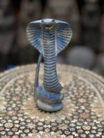 Vintage Egyptian Uraeus Cobra Statue, Wadjet Goddess Sculpture - صورة إضافية 4