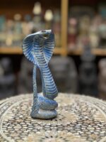 Vintage Egyptian Uraeus Cobra Statue, Wadjet Goddess Sculpture - صورة إضافية 6