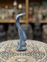 Vintage Egyptian Uraeus Cobra Statue, Wadjet Goddess Sculpture - صورة إضافية 7