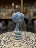 Vintage Egyptian Uraeus Cobra Statue, Wadjet Goddess Sculpture - صورة إضافية 8