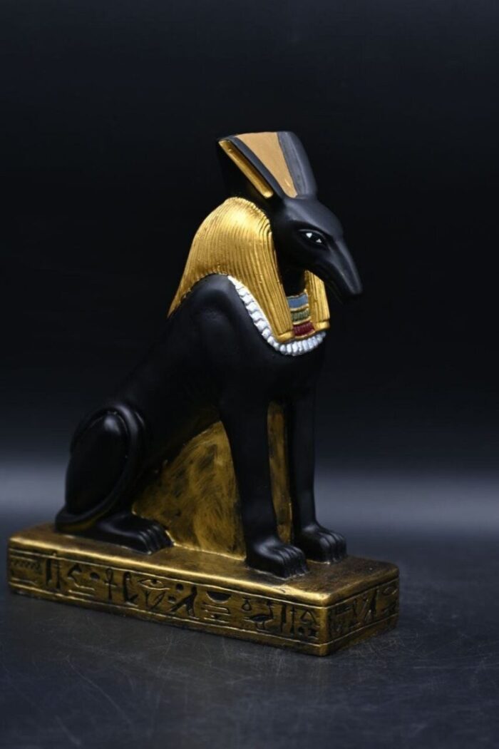 Vintage Seth Statue: Ancient Egyptian God Sculpture