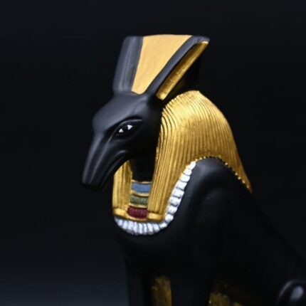 Vintage Seth Statue: Ancient Egyptian God Sculpture - صورة إضافية 2