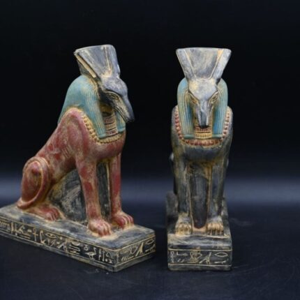 Granite Seth Egyptian God Statue
