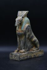 Vintage Seth Statue: Granite Egyptian God Sculpture
