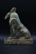Vintage Seth Statue: Granite Egyptian God Sculpture