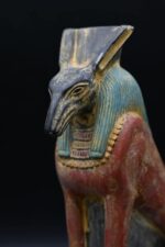 Vintage Seth Statue: Granite Egyptian God Sculpture