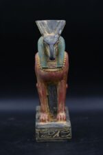 Vintage Seth Statue: Granite Egyptian God Sculpture