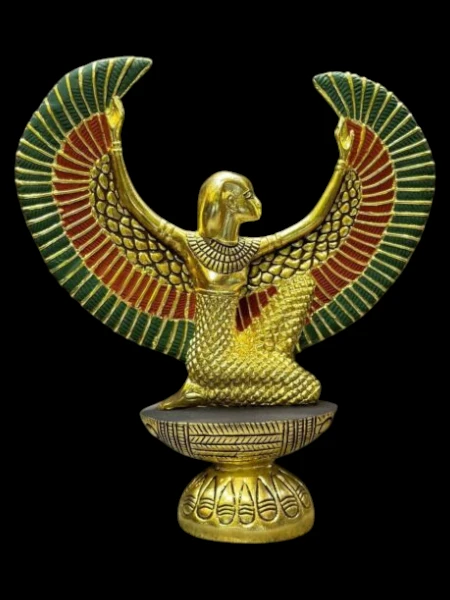 winged-isis-statue-egyptian-goddess-sculpture-antique-replica-4-450x600 Winged Isis Statue, Egyptian Goddess Sculpture, Antique Replica - Image 1
