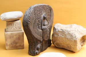 Winged Scarab Stone Carving, Egyptian Protection Symbol - صورة إضافية 5