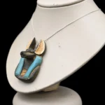 Egyptian Amulet for God Anubis of afterlife and mummification, Handmade Egyptian antiques. Hand carved. - Image 3