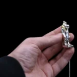 Lapis Lazuli Taweret Amulet, Handmade Silver Egyptian Goddess - Image 6