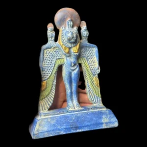 Winged Sekhmet Statue – Handcrafted Egyptian Goddess Sculpture - Image 6