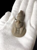Ancient Egyptian Falcon God Horus Amulet, Vintage Pendant - Image 2