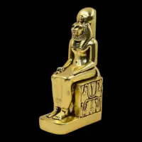 Ancient Egyptian Sekhmet Bust, Solid Stone Lion Goddess Sculpture