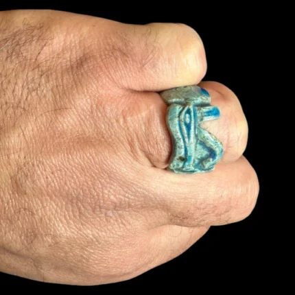 Egyptian Copper Scarab Ring
