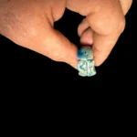 Egyptian Copper Scarab Ring – King Thutmose III Inscription - Image 7