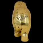 Egyptian Hippo Statue, Gold Accent Decor - Image 8