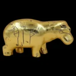 Egyptian Hippo Statue, Gold Accent Decor - Image 7