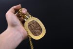 Egyptian Scarab Amulet Copper Stone