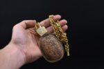 Egyptian Scarab Amulet Copper Stone