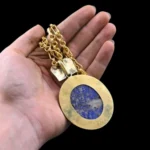 Egyptian Scarab Necklace: Copper & Stone Amulet - Image 5