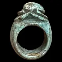 Handcrafted Scarab Ring – Ancient Egyptian Ramses II Replica - Image 3