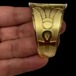 Gold Plated Isis Bracelet: Egyptian Key of Life, Lotus Flower - Image 10
