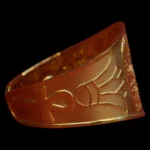 Gold Plated Isis Bracelet: Egyptian Key of Life, Lotus Flower - Image 5