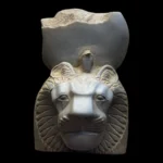 Hand Carved Black Granite Sekhmet Statue – Egyptian Goddess Sculpture - Image 2