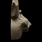 Hand Carved Black Granite Sekhmet Statue – Egyptian Goddess Sculpture - Image 6