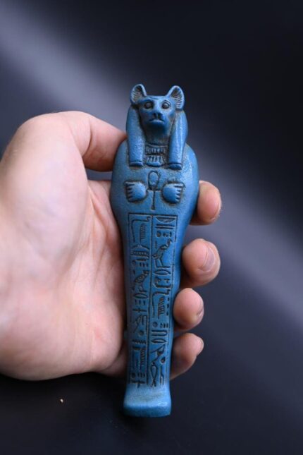 Handmade Bastet Statue: Egyptian Goddess Home Decor