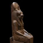 Handmade Black Granite Sekhmet Statue - Egyptian Goddess Replica - Image 8