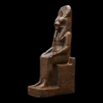 Handmade Black Granite Sekhmet Statue - Egyptian Goddess Replica - Image 4