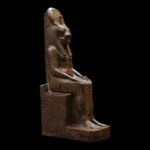 Handmade Black Granite Sekhmet Statue - Egyptian Goddess Replica - Image 3