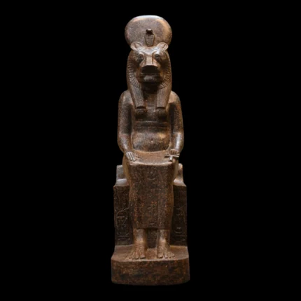 Handmade Black Granite Sekhmet