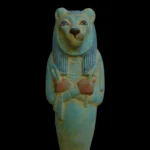 Handmade Copper Sekhmet Statue