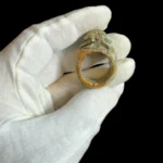 Handmade Pharaonic Scarab Ring: Egyptian Stone, Museum Piece - Image 4