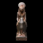 Handmade Sekhmet Statue: Egyptian Goddess of War Stone Sculpture - Image 3