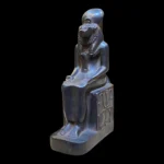 Handmade Sekhmet Statue Black Granite Sculpture– Egyptian Goddess of War, - Image 5