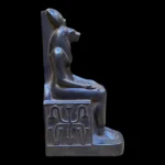 Handmade Sekhmet Statue Black Granite Sculpture– Egyptian Goddess of War, - Image 3