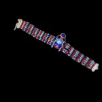 Handmade Sterling Silver Scarab Bracelet: Lapis Lazuli, Egyptian Revival - Image 3